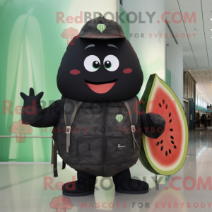 Black Watermelon mascot...