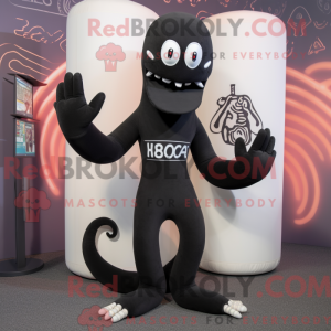 Black Hydra mascot costume...