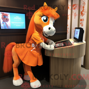 Maskottchenkostüm Orange...