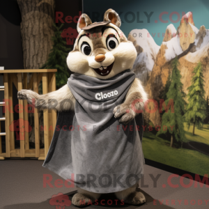 Gray Chipmunk mascot...