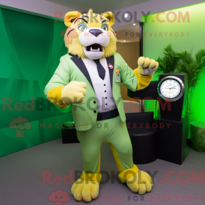 Limegrøn sabeltand tiger...