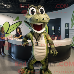 Olive Titanoboa mascot...