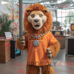 Costume de mascotte de Lion...