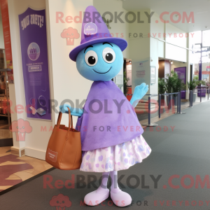 Lavendel Aglet maskot...