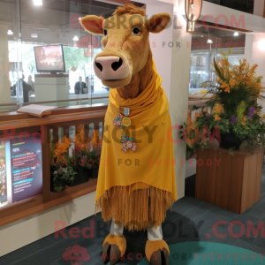 Gold Guernsey Cow...