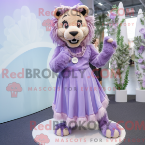 Lavender Smilodon mascot...