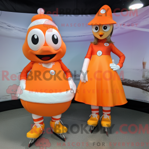 Orangefarbenes Paar...