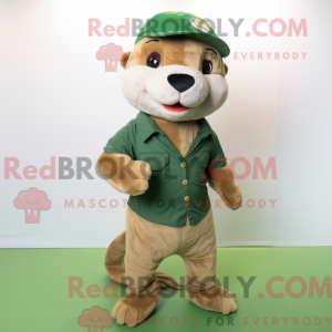 Green Mongoose mascot...