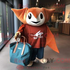 Rust Manta Ray mascot...