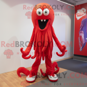 Red Fried Calamari mascot...