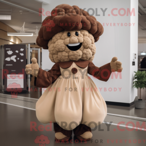 Brown Cauliflower mascot...