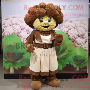 Brown Cauliflower mascot...