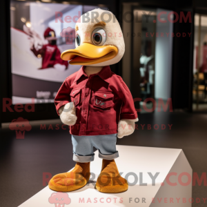 Maroon Gosling mascot...