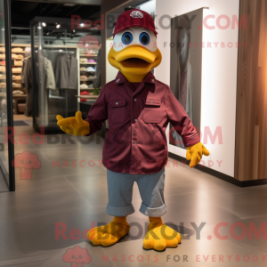 Maroon Gosling mascot...
