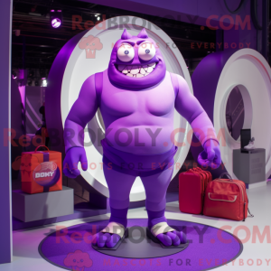 Purple Cyclops mascot...
