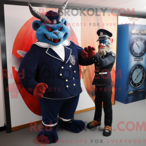Navy Devil Maskottchen...