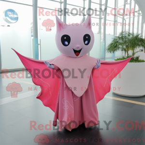 Pink Manta Ray mascot...