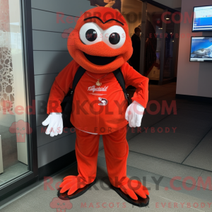 Red Crab Cakes mascot...