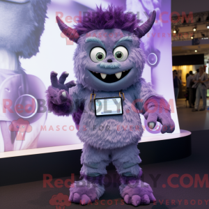 Lavender Demon mascot...