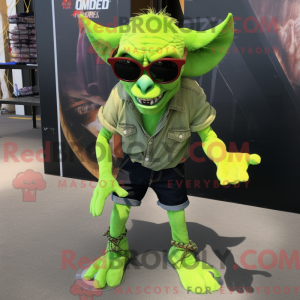 Limegrønn...
