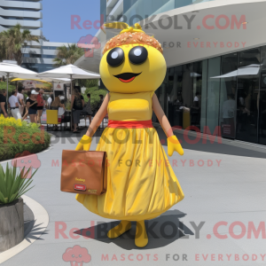 Yellow Burgers mascot...