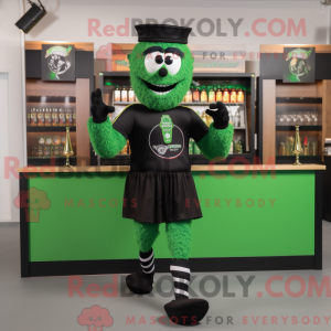 Black Green Beer mascot...