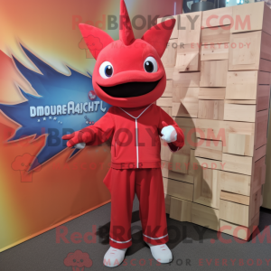 Red Swordfish mascot...