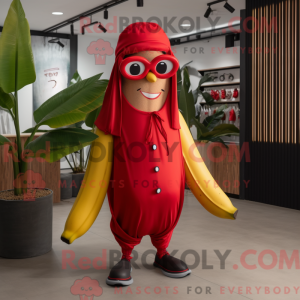 Maskottchenkostüm Red Baa...