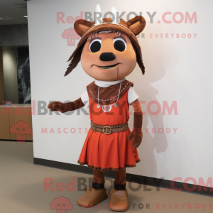 Rust Chief mascot costume...