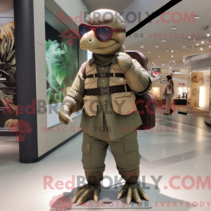 Pangolin mascot costume...