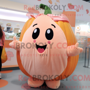 Peach Pumpkin mascot...