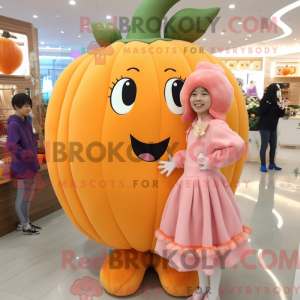 Peach Pumpkin mascot...