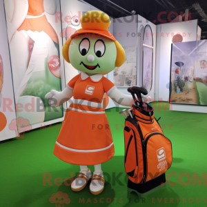 Saco de golfe laranja com...