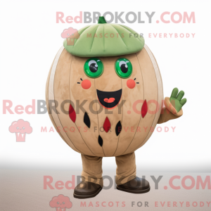 Tan Watermelon mascot...