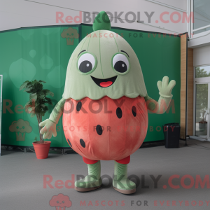 Tan Watermelon mascot...