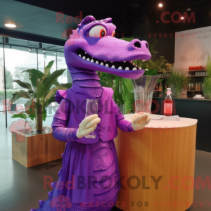 Mascotte de crocodile...