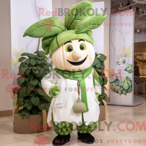 Cream Beanstalk mascot...