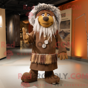 Brown Chief mascot costume...
