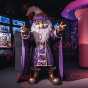 Purple Wizard mascot...