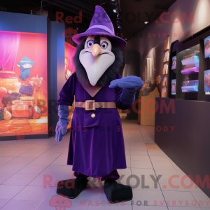 Purple Wizard mascot...