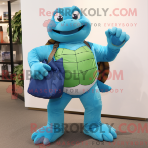 Turkis havskildpadde maskot...