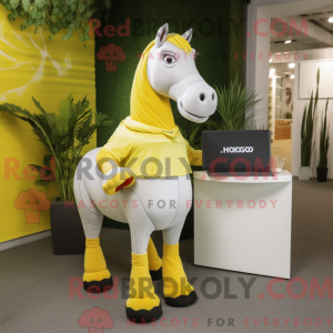 Lemon Yellow Quagga mascot...
