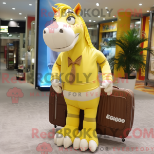 Citrongul Quagga maskot...