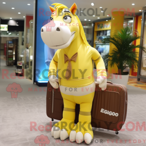 Lemon Yellow Quagga mascot...