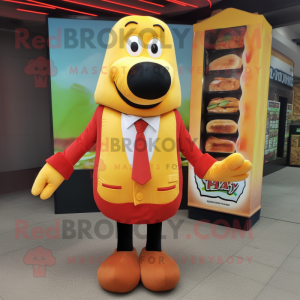  Hot Dog mascotte kostuum...