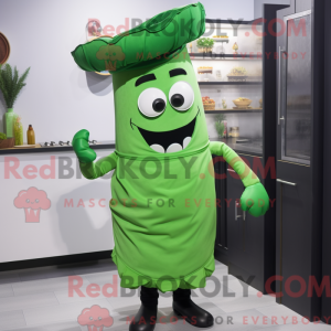 Green Steak maskot kostume...