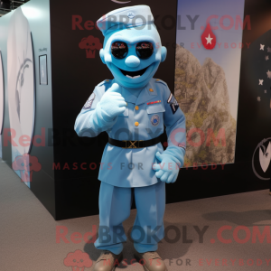 Cyan American Soldier...