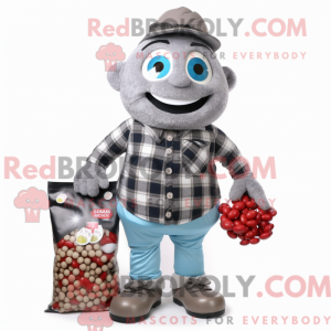 Maskotdraktfigura Grey...
