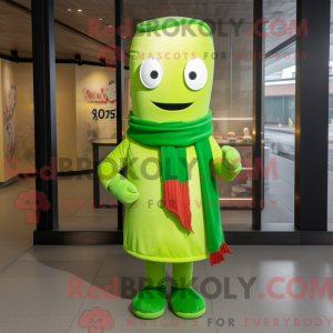 Lime Green Miso Soup mascot...