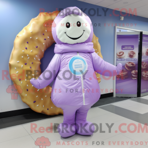 Lavender Donut Maskottchen...